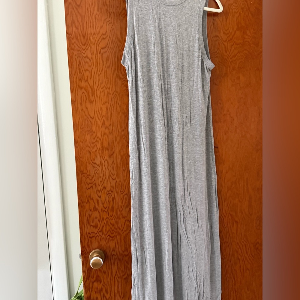 Premise Heather Gray Sleeveless Maxi Dress